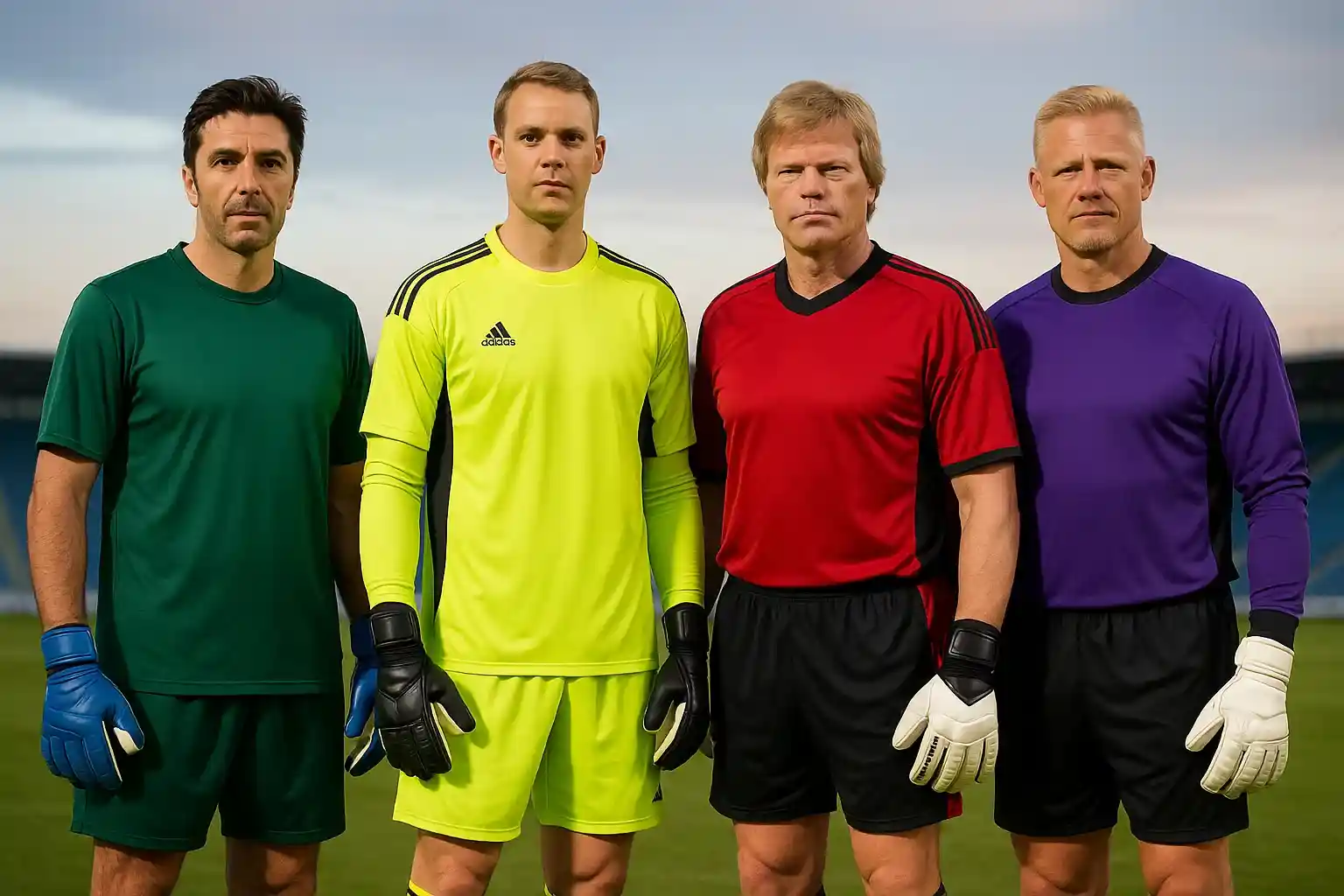 بهترین دروازه بان جهان کیست ؟ 8 بوفون، نویر، کان و اشمایکل در کنار یکدیگر