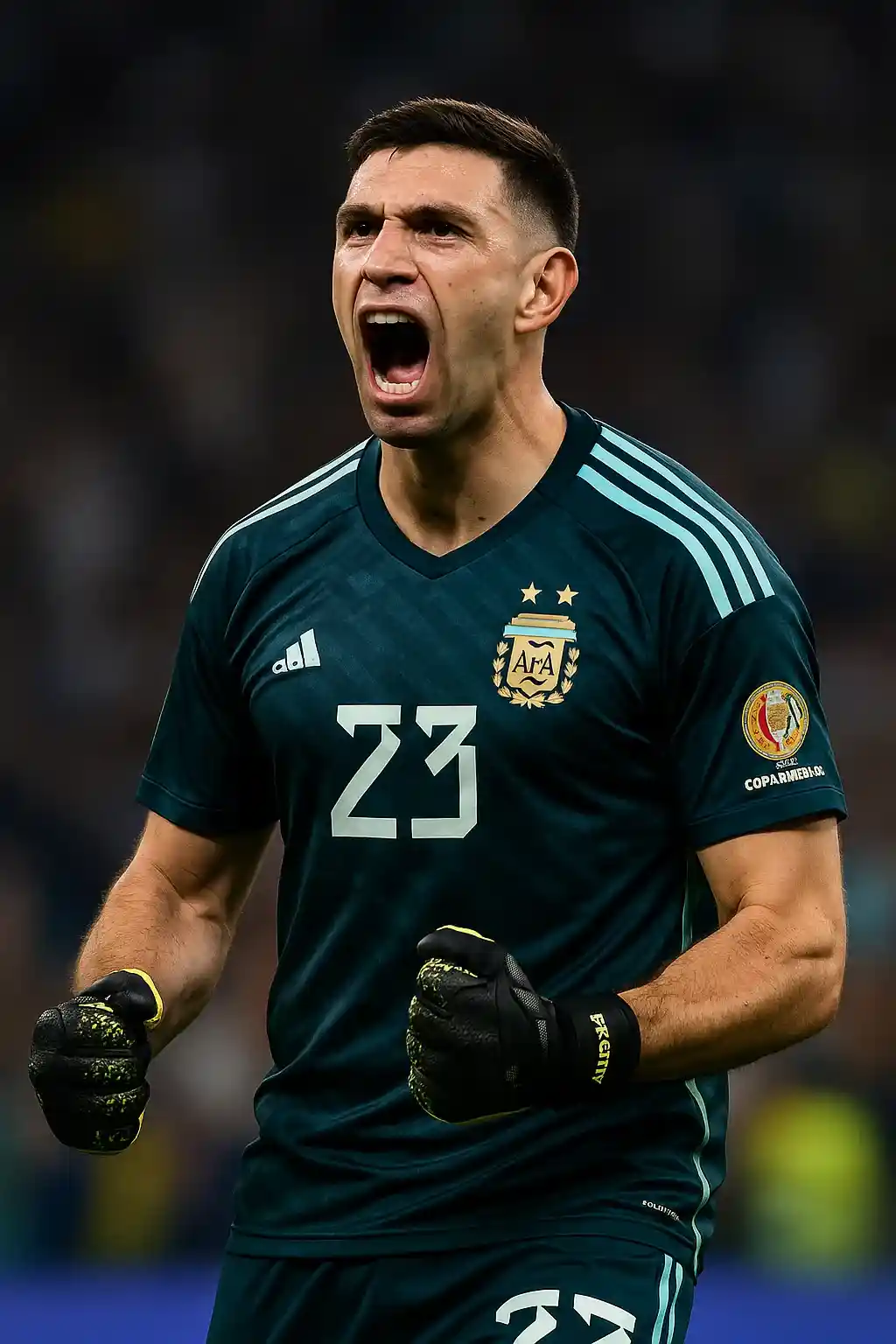 بهترین دروازه بان جهان کیست ؟ 6 مارتینس در حال فریاد زدن و خشحالی